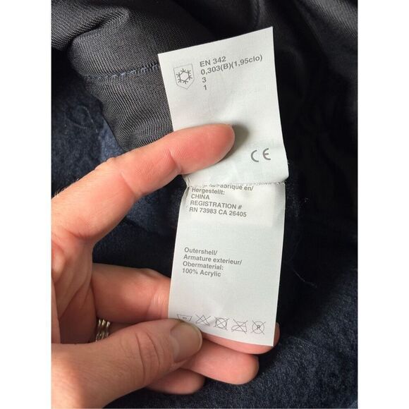 NEW Helly Hansen Men’s Fleece Jacket size L Navy Workwear 1/4 zip - Picture 8 of 14